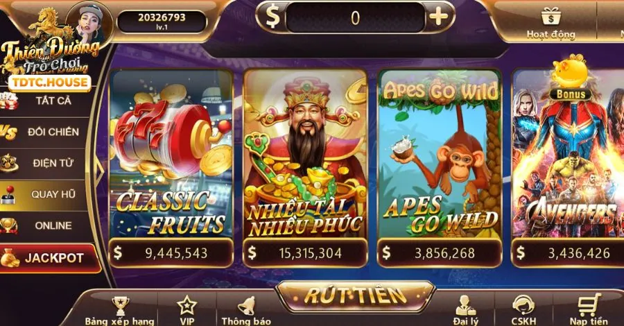 Game Nổ Hũ Jackpot lớn